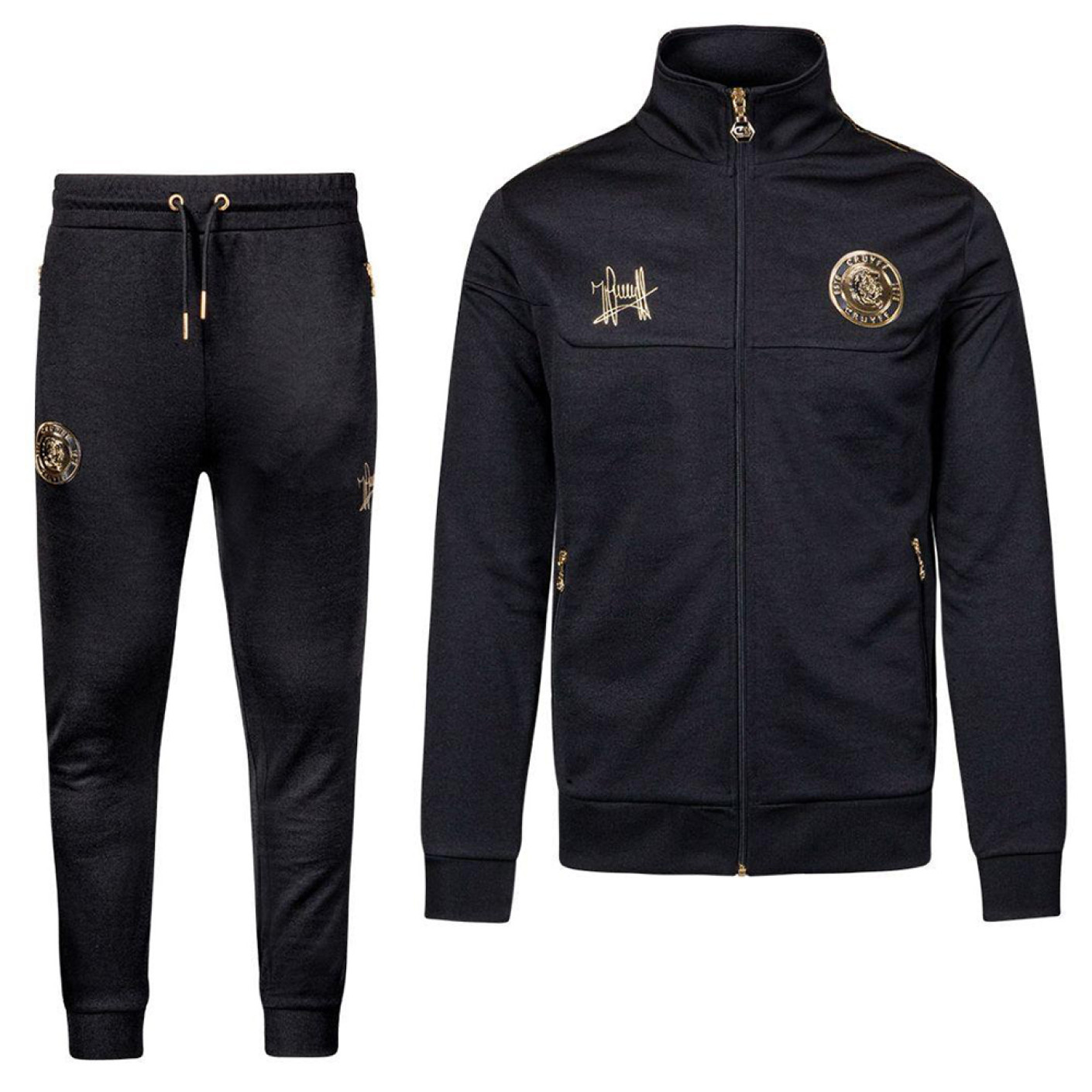 CRUYFF VALENTINI Trainingspak Zwart Goud