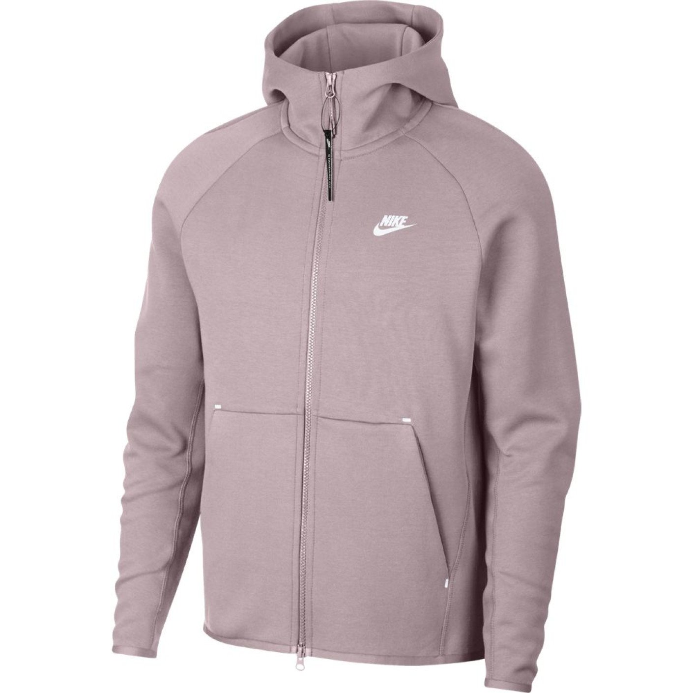 Nike Tech Fleece Hoodie Full Zip Roze Wit