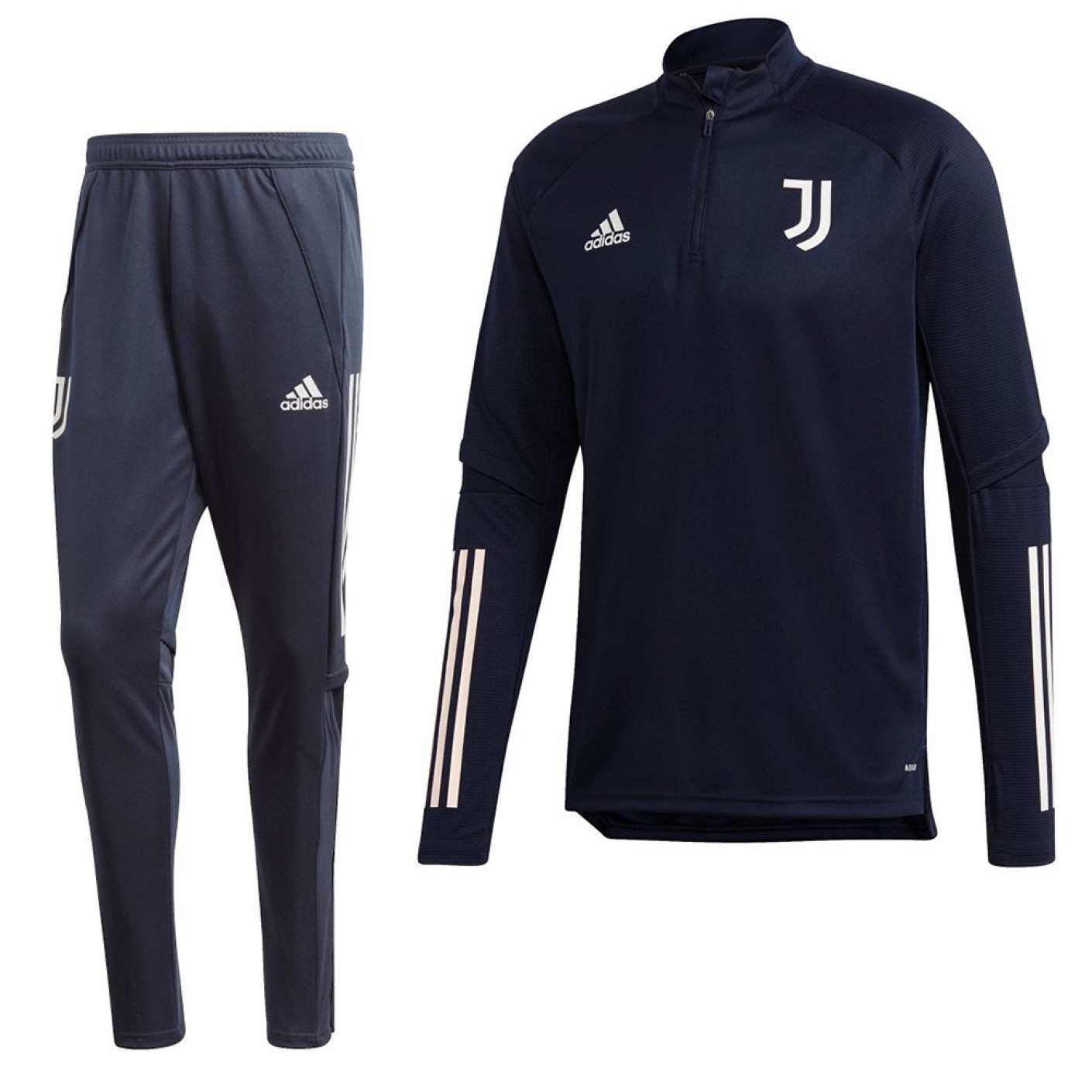 adidas Juventus Top Trainingspak 2020-2021 Donkerblauw Lichtroze