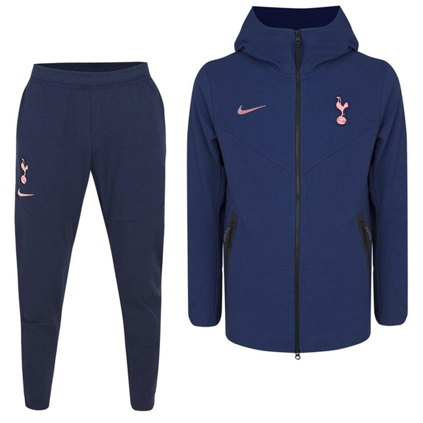 Nike Tottenham Hotspur Tech Fleece Pack Trainingspak 2020-2021 FZ Blauwpaars