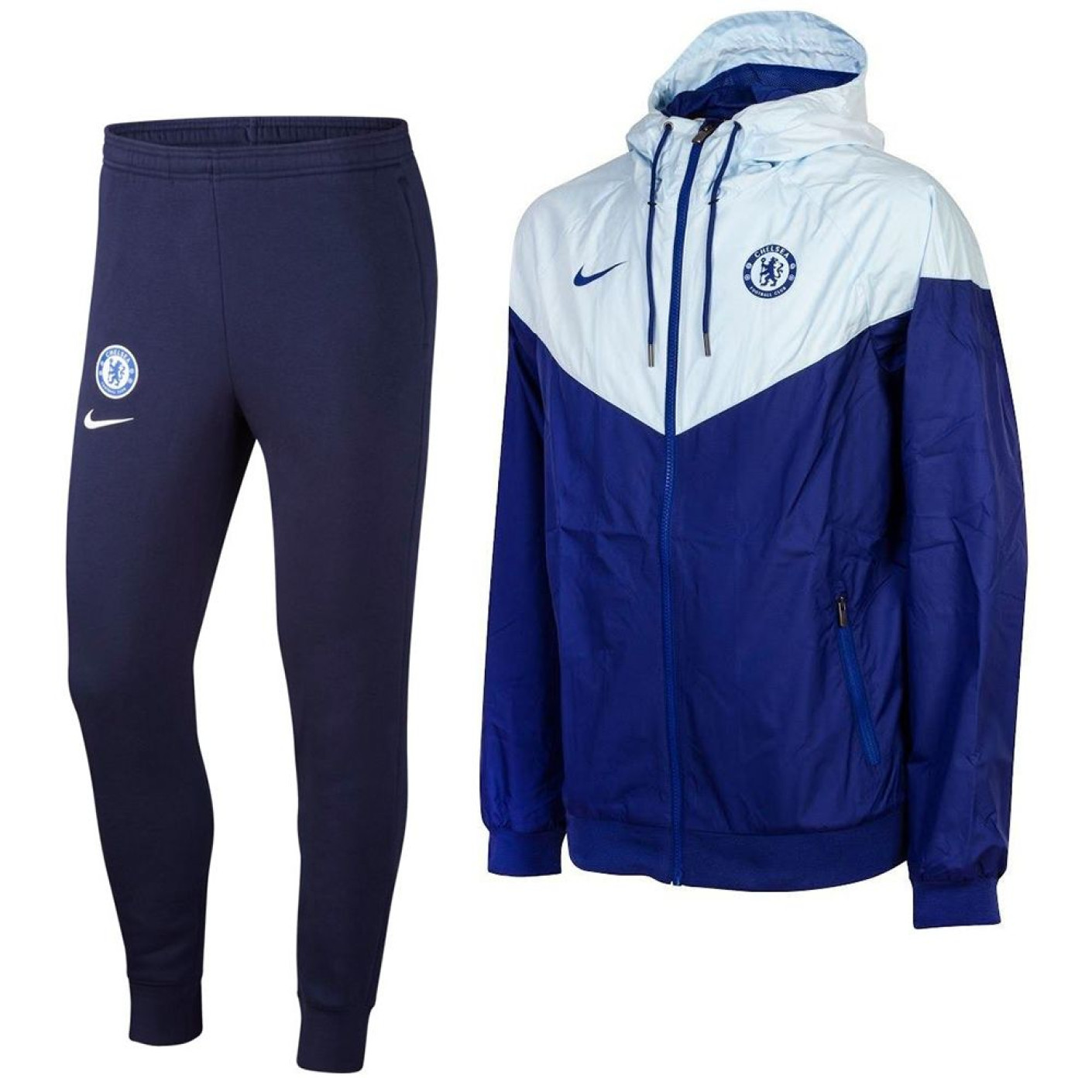 Nike Chelsea Windrunner Trainingspak 2020-2021 Blauw Cobaltblauw