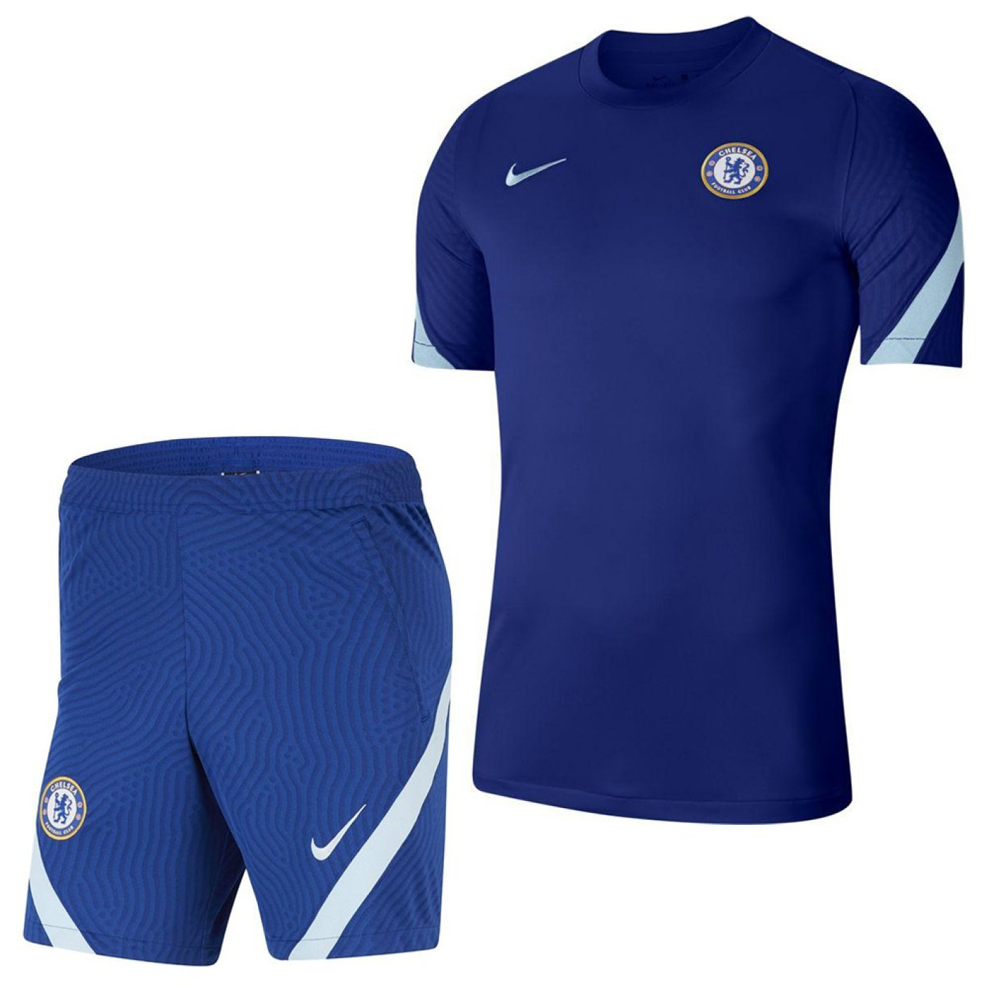 Nike Chelsea Dry Strike Trainingsset 2020-2021 Blauw