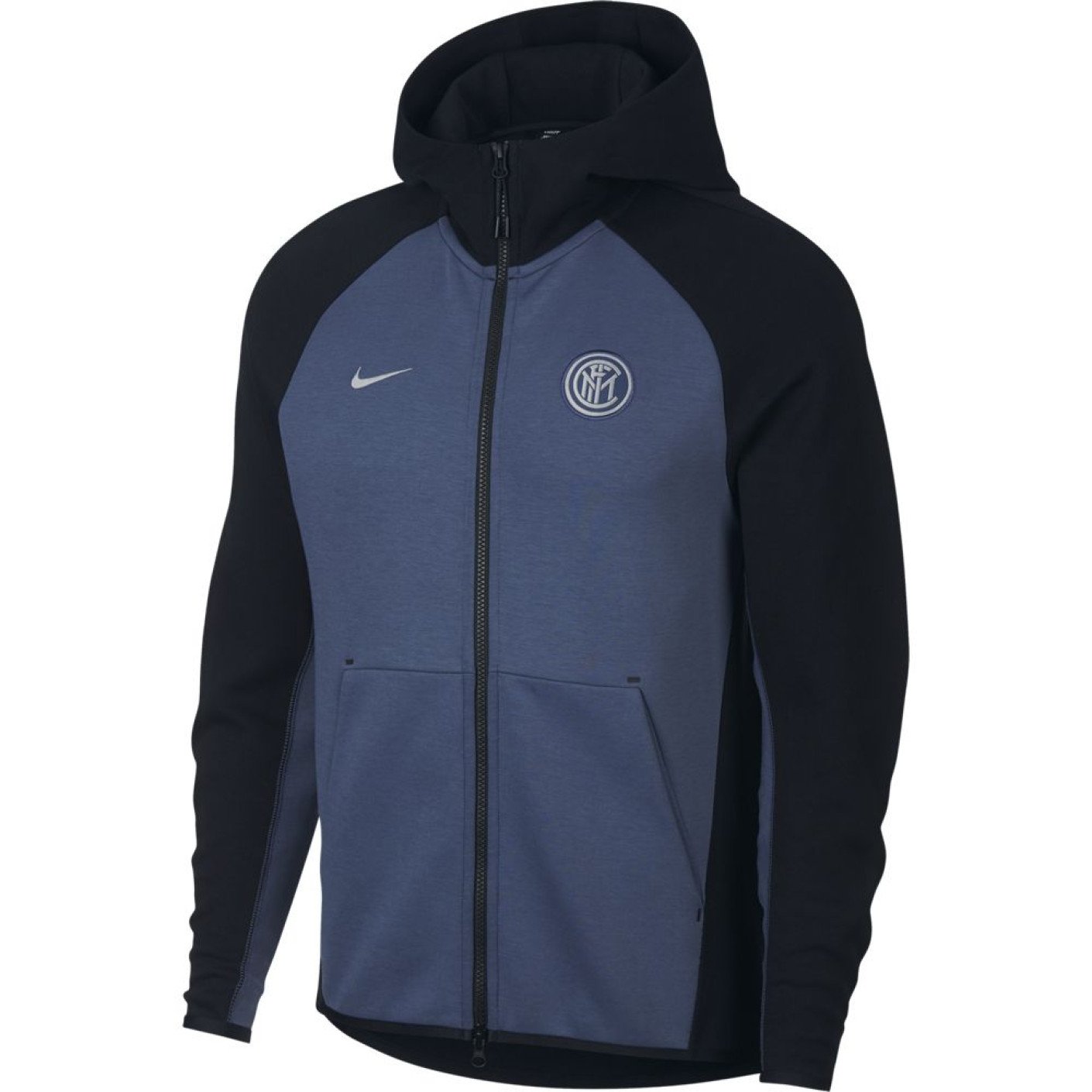 Nike Inter Milan Tech Fleece Hoodie Zwart Blauw Grijs