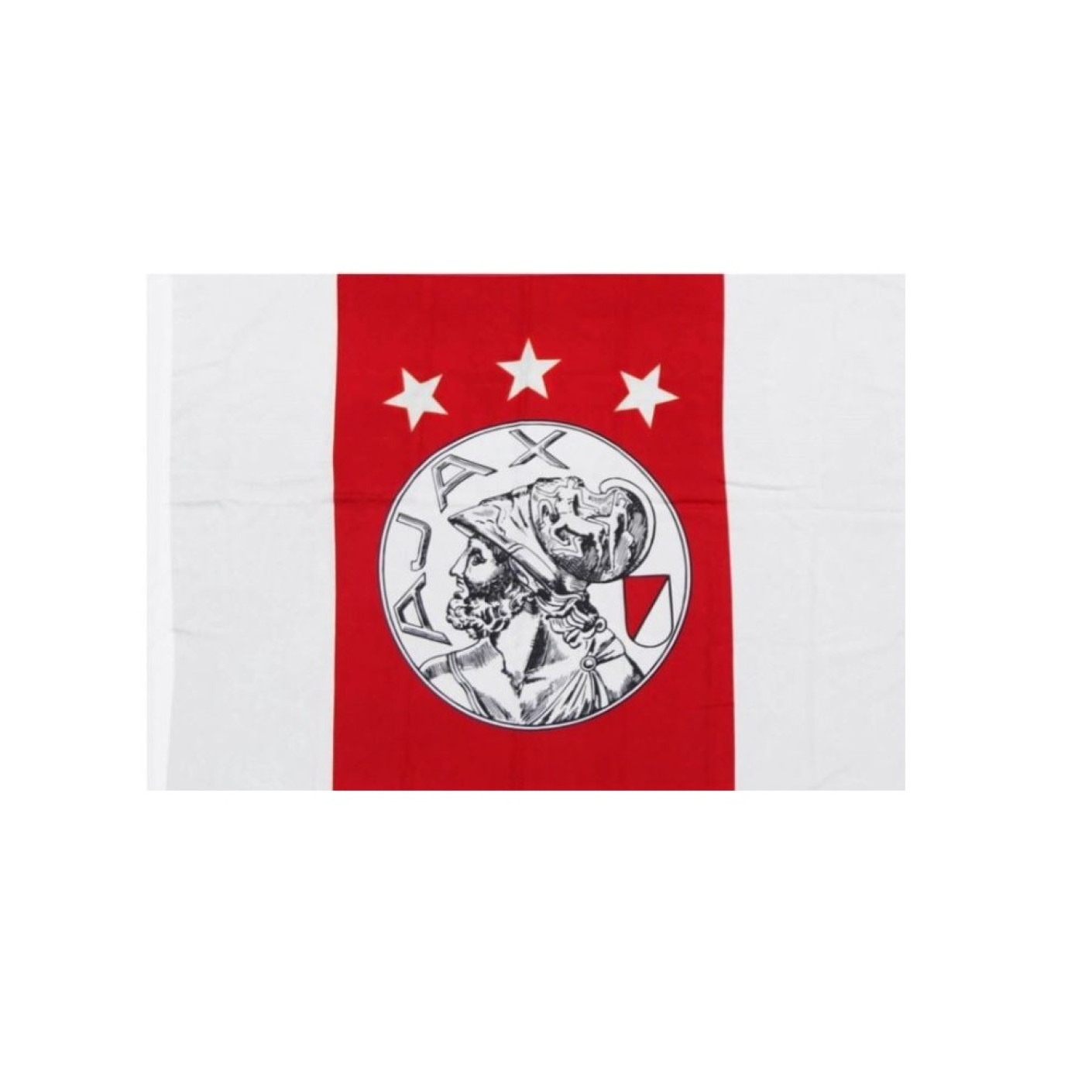 Ajax Vlag oud logo 100x150 cm rood wit
