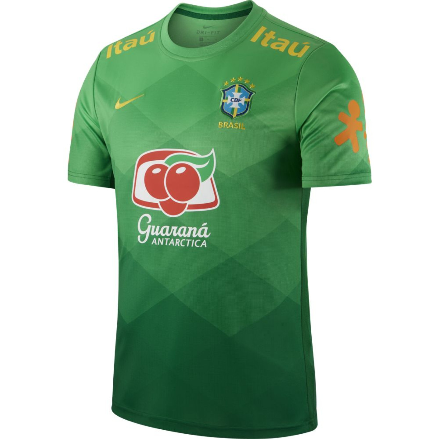 Nike Brazilie Breathe Trainingsshirt Pre Match 2020-2021 Groen