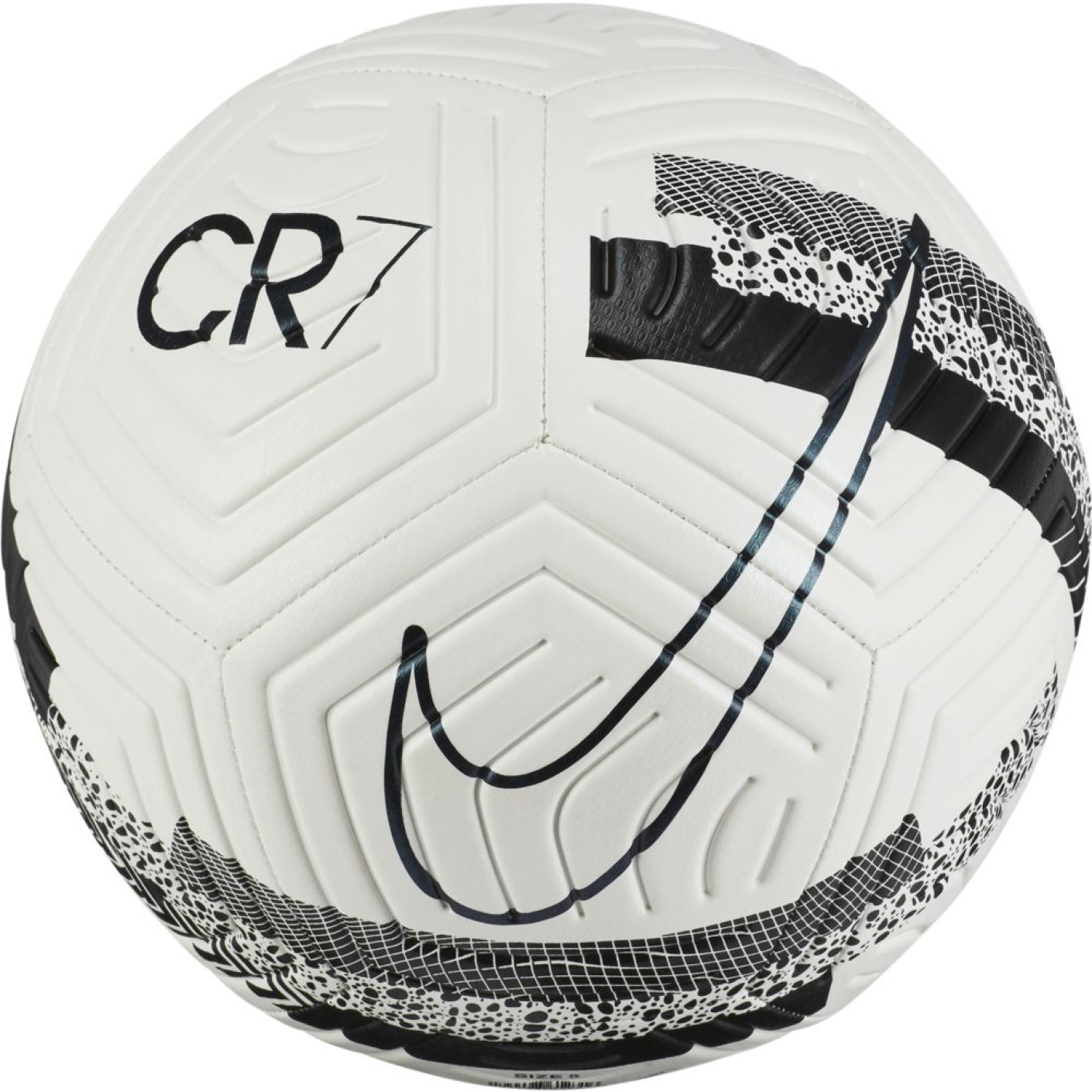 Nike CR7 Strike Voetbal Wit Zwart