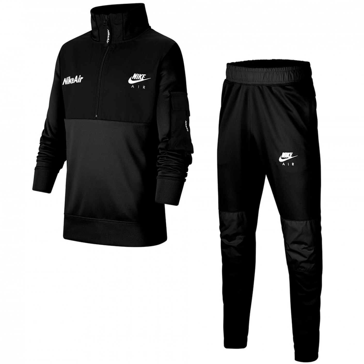Nike NSW Air Trainingspak Zwart Zwart