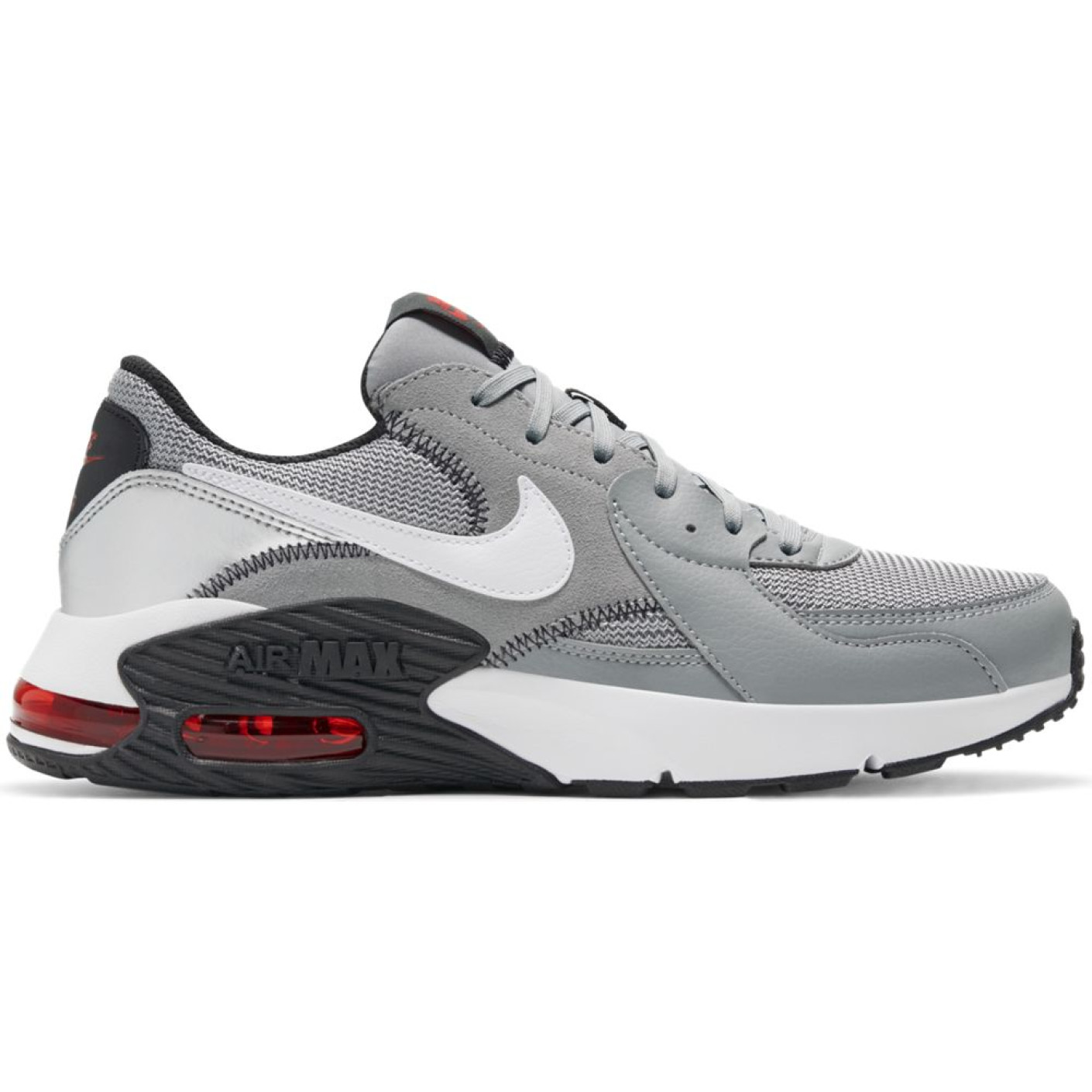 Nike Air Max Excee Sneakers Grijs Wit Zwart Rood