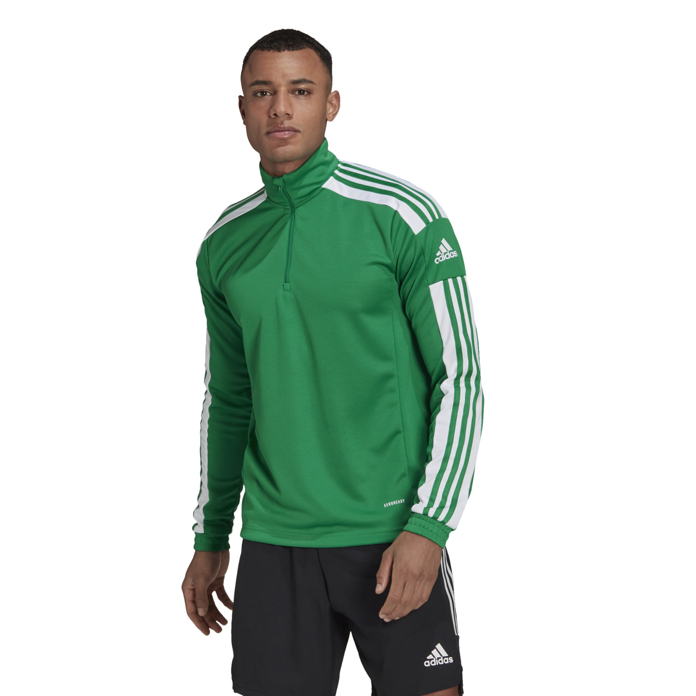 adidas Squadra 21 Trainingstrui 1/4-Zip Groen Wit