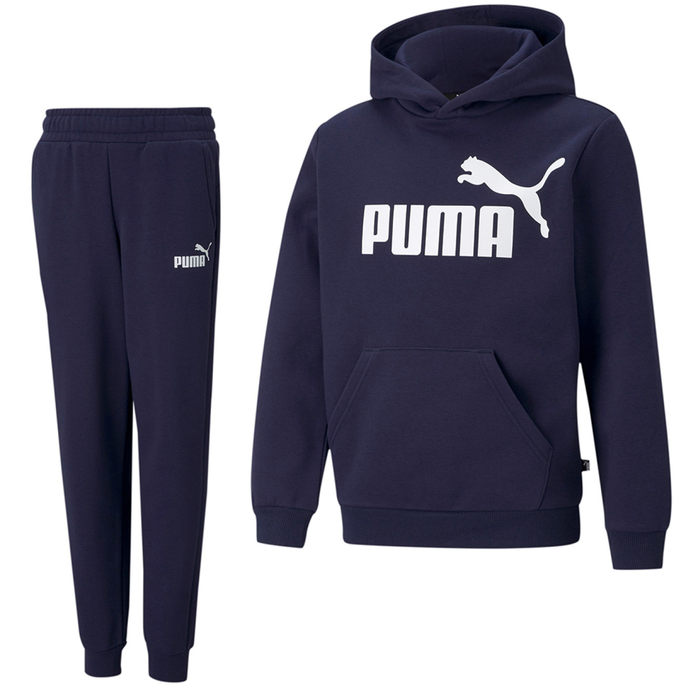 Puma Essential Trainingspak Kids Donkerblauw