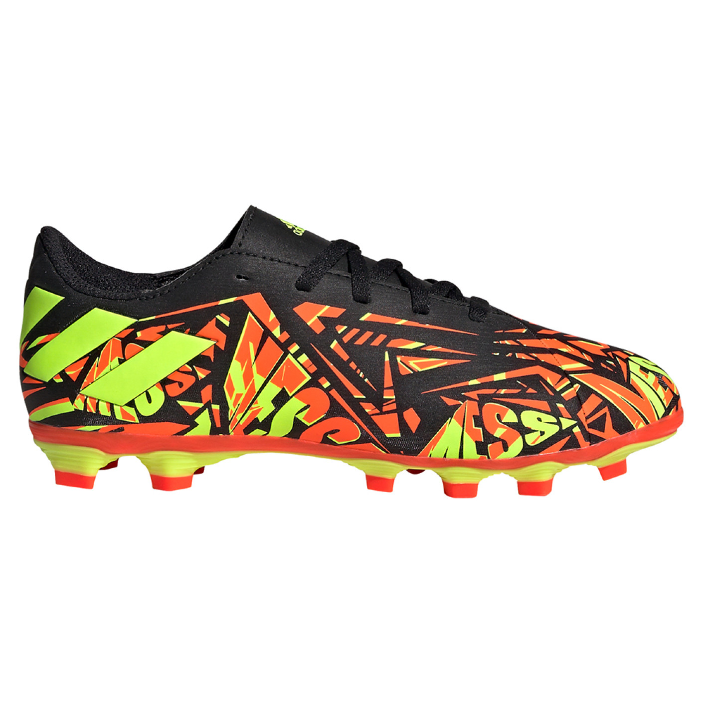 adidas Nemeziz Messi.4 Gras / Kunstgras Voetbalschoenen (FxG) Kids Rood  Geel Zwart