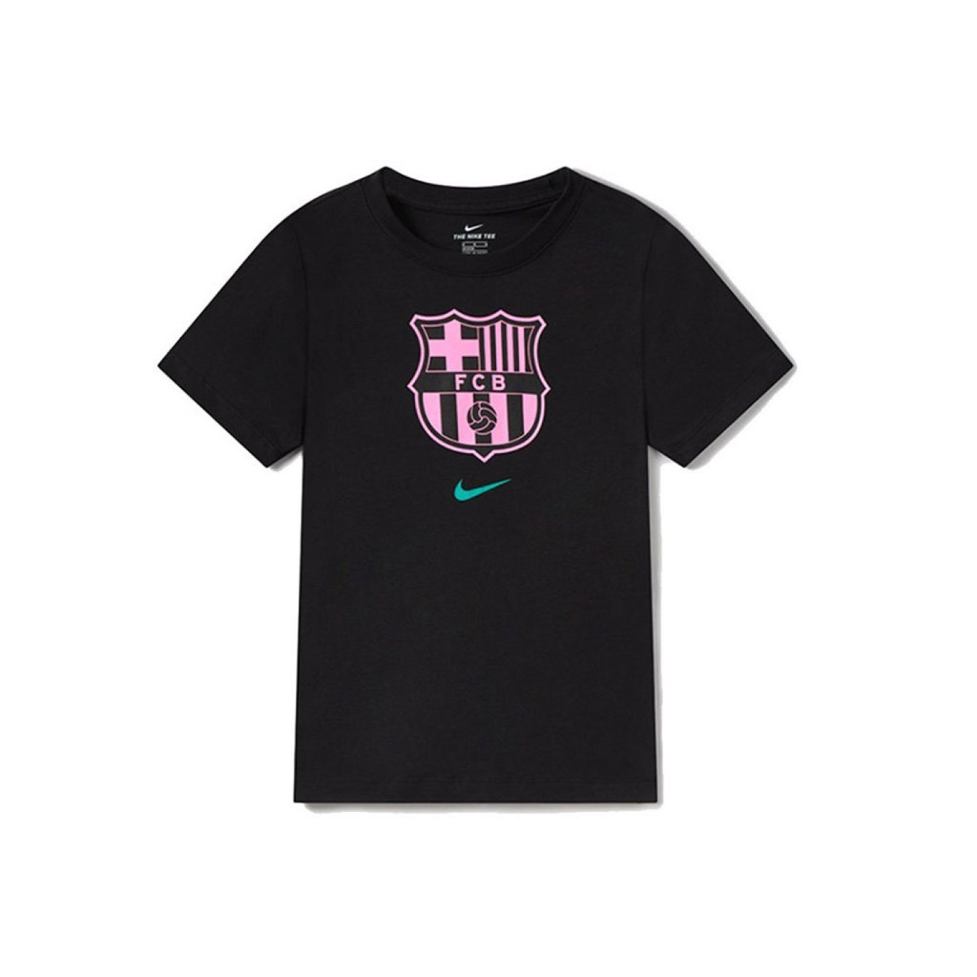 Nike FC Barcelona T-Shirt Kids Zwart Roze