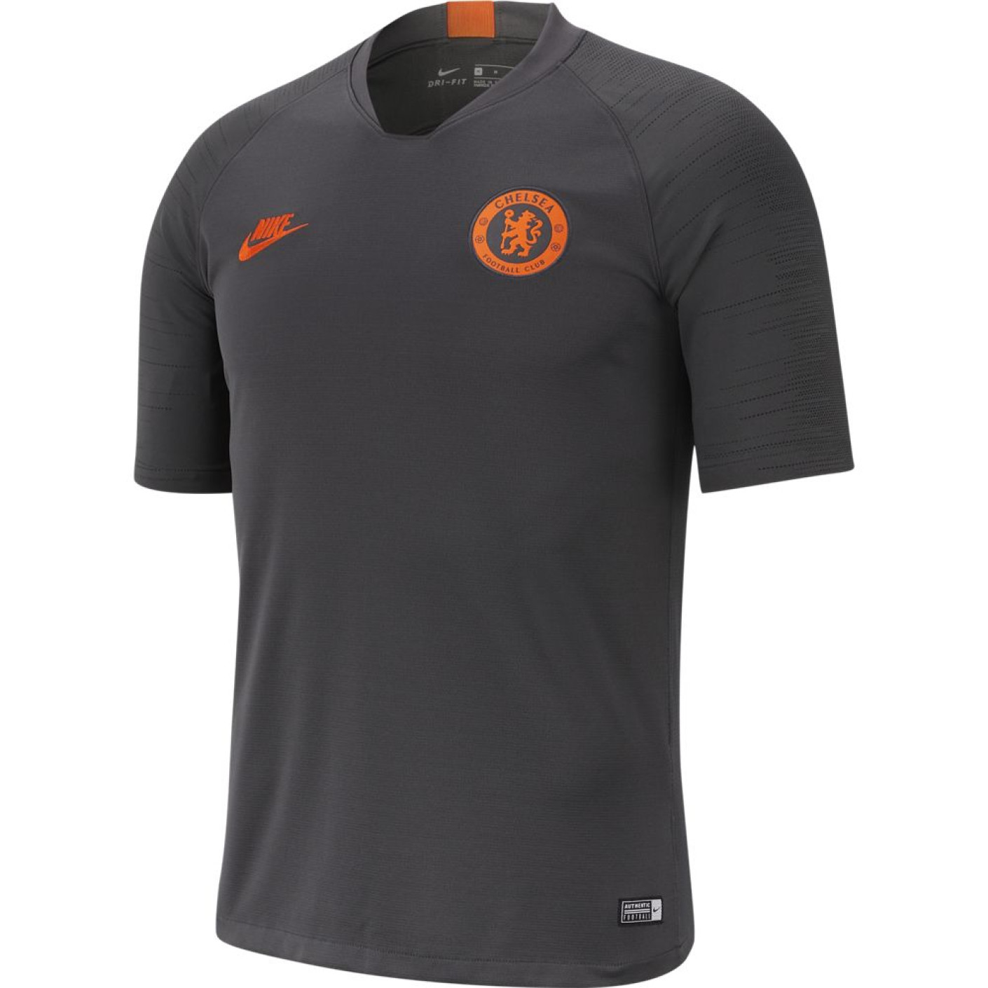 Nike Chelsea Strike Trainingsshirt 2019-2020 Antraciet Oranje