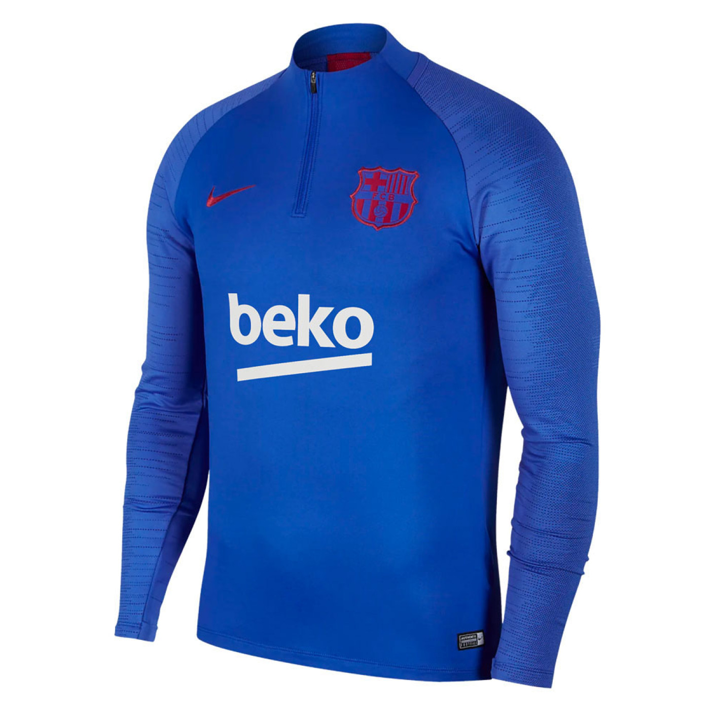 Nike FC Barcelona Dry Strike Trainingstrui 2019-2020 Blauw Rood