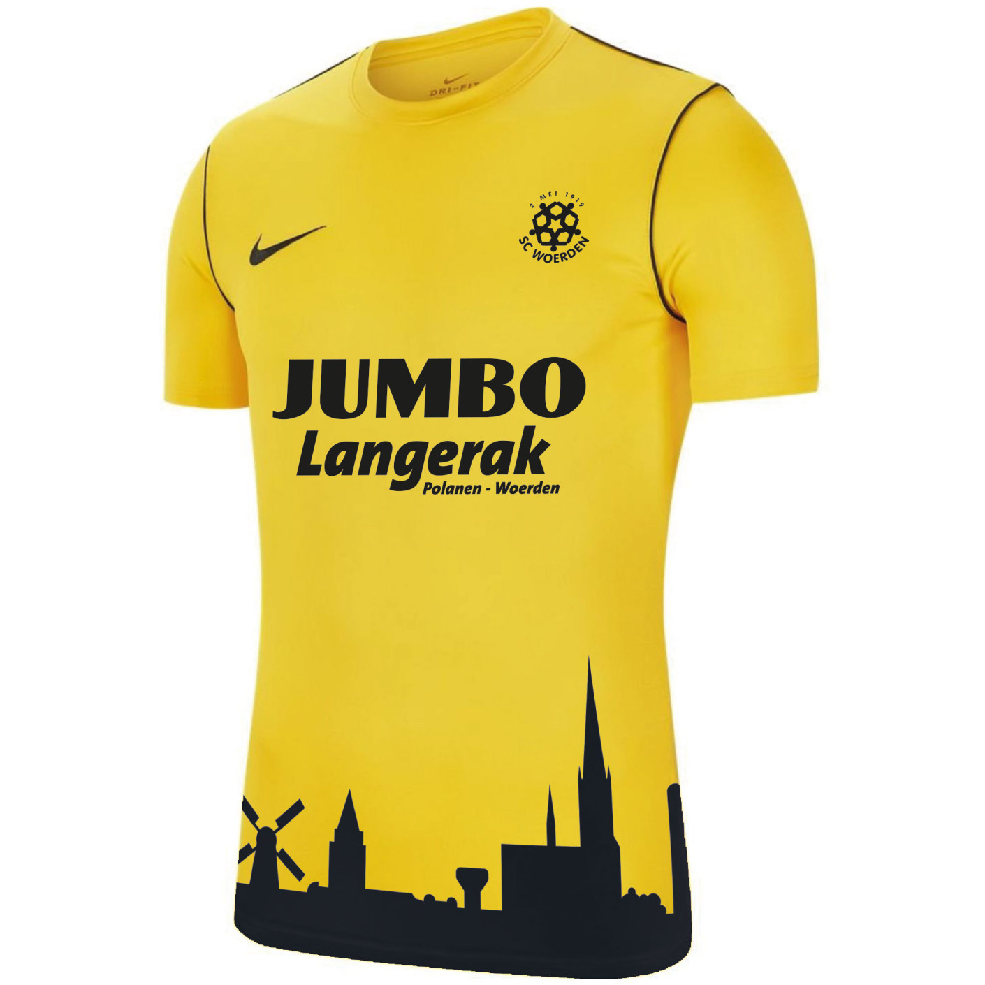 SC Woerden Uitshirt Senior Geel