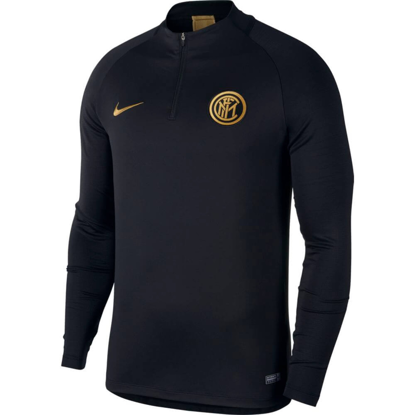 Nike Inter Milan Dry Strike Trainingstrui 2019-2020 Zwart Goud