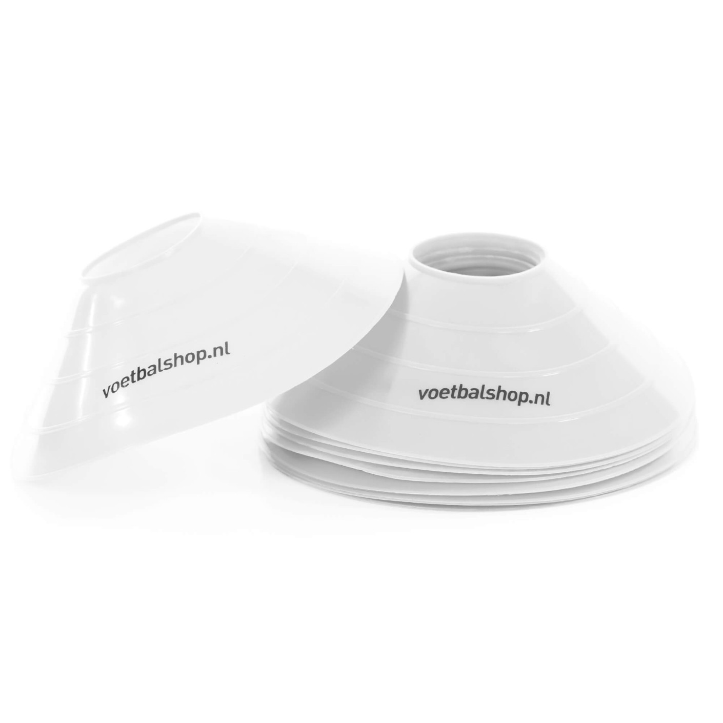 Voetbalshop.nl Pionnen 10 stuks Wit