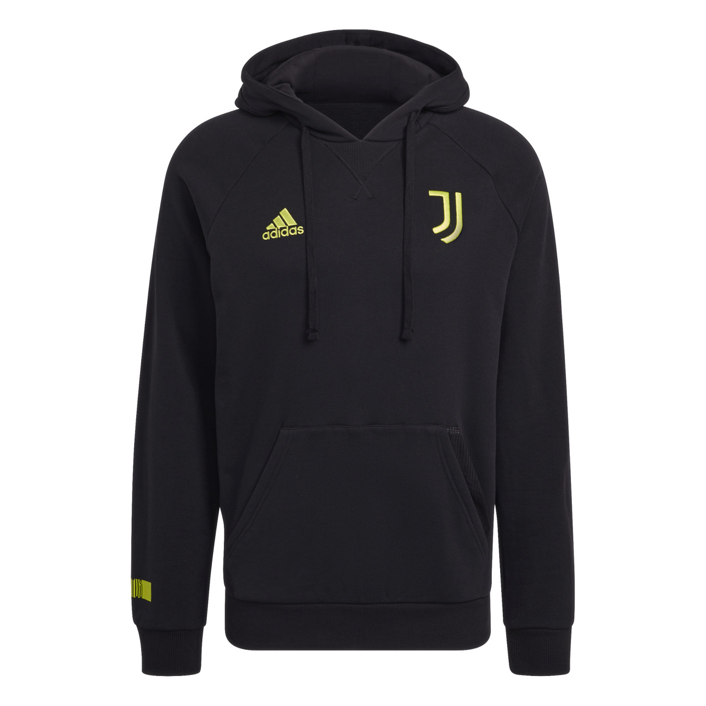 adidas Juventus Travel Hoodie 2021-2022 Zwart Geel