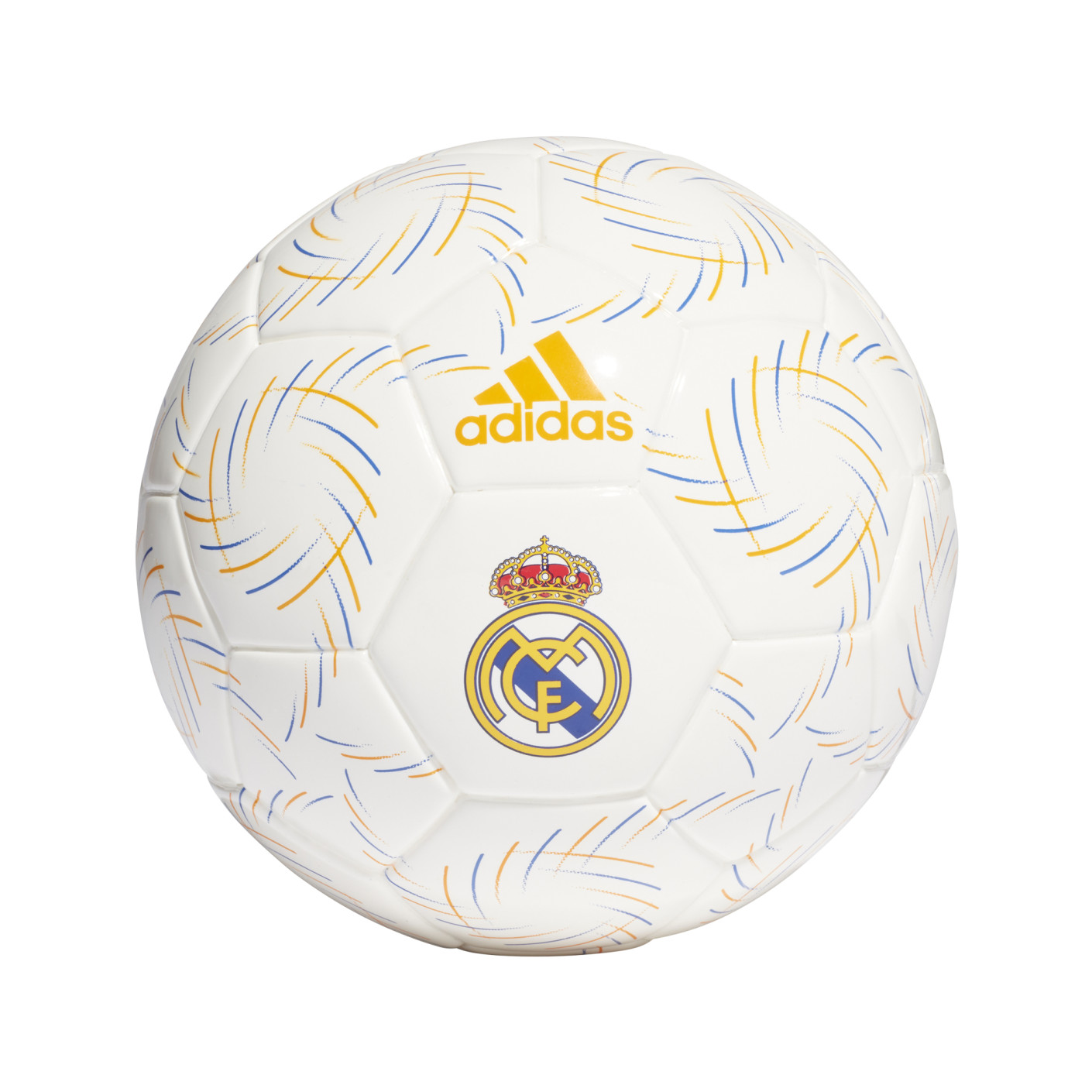 adidas Real Madrid Mini Voetbal Maat 1 Wit Blauw Oranje