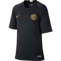 Nike Inter Milan Trainingsshirt 2019-2020 Kids Zwart Goud