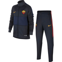 Nike AS Roma Dry Strike Trainingspak 2019-2020 Kids Donkerblauw