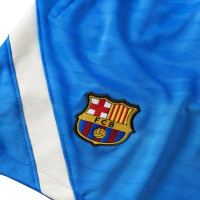 Nike FC Barcelona Strike Trainingsbroekje 2021-2022 Kids Blauw Lichtgrijs