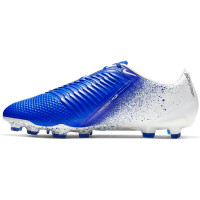 Nike PHANTOM VENOM ELITE Gras Voetbalschoenen (FG) Wit Zwart Blauw