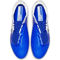 Nike PHANTOM VENOM ELITE Gras Voetbalschoenen (FG) Wit Zwart Blauw