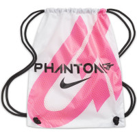 Nike Phantom GT 2 Elite Gras Voetbalschoenen (FG) Wit Zwart Rood Roze
