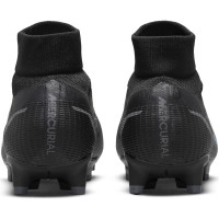 Nike Mercurial Superfly 8 Pro Gras Voetbalschoenen (FG) Zwart Donkergrijs