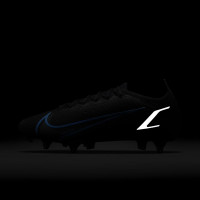 Nike Mercurial Vapor 14 Elite Ijzeren-Nop Voetbalschoenen (SG) Anti-Clog Zwart Donkergrijs