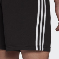 adidas Essentials French Terry 3-Stripes Broekje Zwart Wit
