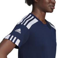 adidas Squadra 21 Voetbalshirt Dames Donkerblauw Wit