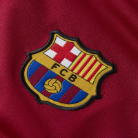 Nike FC Barcelona Strike Hooded Trainingspak 2021-2022 Rood Blauw Lichtgrijs