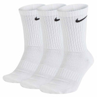 Nike Everyday Cushioned Sports Socks 3-Pack White