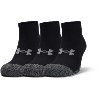 Under Armour HeatGear Low Cut Sportsokken 3-Pack Zwart Grijs