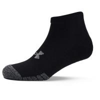 Under Armour HeatGear Low Cut Sportsokken 3-Pack Zwart Grijs
