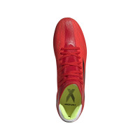 adidas X Speedflow.3 Gras Voetbalschoenen (FG) Rood Zwart Rood
