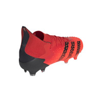 adidas Predator Freak.1 Gras Voetbalschoenen (FG) Rood Zwart Rood