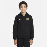 Nike Chelsea NSW Hoodie Full-Zip 2021-2022 Kids Zwart Geel