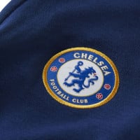 Nike Chelsea Travel Fleece Trainingsbroek 2021-2022 Blauw Geel