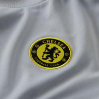 Nike Chelsea Strike Trainingshirt 2021-2022 Grijs Geel Zwart