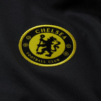 Nike Chelsea Strike Hooded Trainingsjack 2021-2022 Zwart Geel
