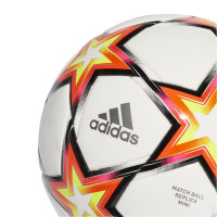 adidas Champions League Mini Voetbal Maat 1 PS Wit Rood Geel