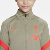 Nike Liverpool Strike Trainingspak 2021-2022 Kids Bruin Rood