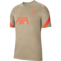Nike Liverpool Strike Trainingshirt 2021-2022 Kids Bruin Rood