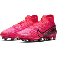 Nike Mercurial Superfly 7 Elite Gras Voetbalschoenen (FG) Roze Zwart