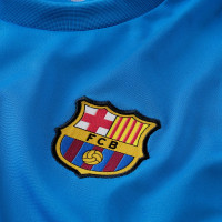 Nike FC Barcelona Strike Trainingshirt 2021-2022 Blauw Lichtgrijs