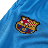 Nike FC Barcelona Strike Hooded Trainingspak 2021-2022 Blauw Lichtgrijs