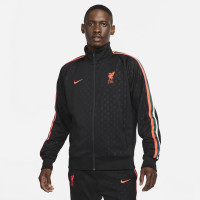 Nike Liverpool N98 Track Trainingspak 2021-2022 Zwart Oranje
